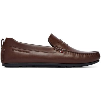 Tommy Hilfiger Mokassins Core Hilfiger Leather Driver FM0FM05790 Braun 41 male Tommy Hilfiger Mokassins Core Hilfiger Leather Driver FM0FM05790 Braun 41 male