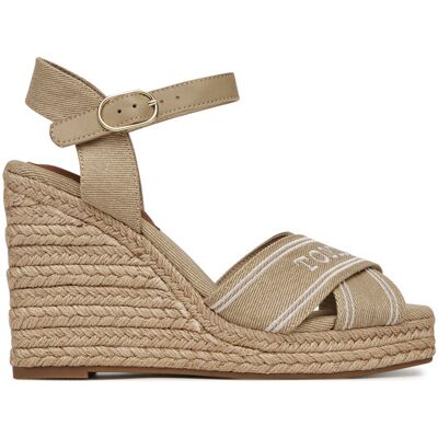 Tommy Hilfiger Espadrilles Tommy Hilfiger Espad High Wedge FW0FW08668 Beige 40 female Tommy Hilfiger Espadrilles Tommy Hilfiger Espad High Wedge FW0FW08668 Beige 40 female