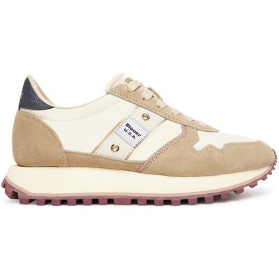 Blauer Sneakers F5MILLEN03/NYG Beige 36 female Blauer Sneakers F5MILLEN03/NYG Beige 36 female