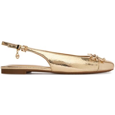 MICHAEL Michael Kors Ballerinas Piper Sling 40S6PIFP1M Goldfarben 35 female MICHAEL Michael Kors Ballerinas Piper Sling 40S6PIFP1M Goldfarben 35 female
