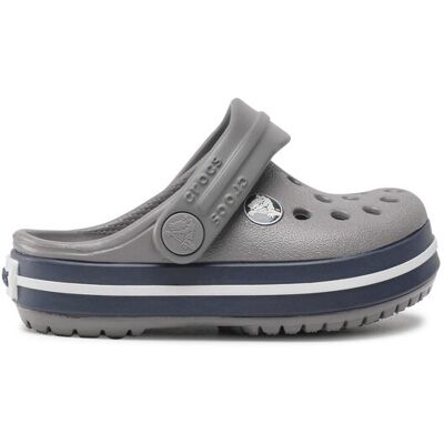 Crocs Pantoletten Crocband Clog T 207005 Grau 19_5 male Crocs Pantoletten Crocband Clog T 207005 Grau 19_5 male