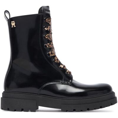 Tommy Hilfiger Schnürschuhe T4A5-35174-1453999 S Schwarz 32 female Tommy Hilfiger Schnürschuhe T4A5-35174-1453999 S Schwarz 32 female