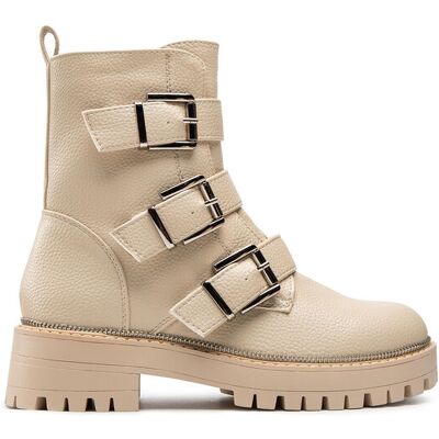 DeeZee Beige ZAL13202-4 Stiefel - Damen DeeZee Beige ZAL13202-4 Stiefel - Damen