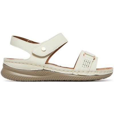 Clara Barson Sandalen WYL05010-09 Écru 38 female Clara Barson Sandalen WYL05010-09 Écru 38 female