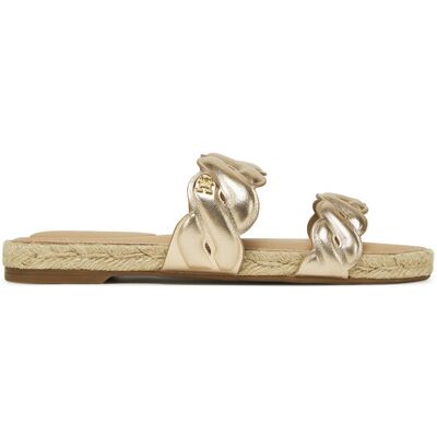 Tommy Hilfiger Espadrilles Metallic Rope Espadrille Mule FW0FW08670 Goldfarben 36 female Tommy Hilfiger Espadrilles Metallic Rope Espadrille Mule FW0FW08670 Goldfarben 36 female