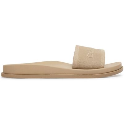 Calvin Klein Pantoletten City Sandal Mule Webbing HW0HW02887 Beige 36 female Calvin Klein Pantoletten City Sandal Mule Webbing HW0HW02887 Beige 36 female
