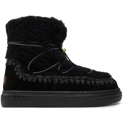 Mou Schneeschuhe Eskimo Sneaker Bold Scoub Lace FW411012A Schwarz 36 female Mou Schneeschuhe Eskimo Sneaker Bold Scoub Lace FW411012A Schwarz 36 female