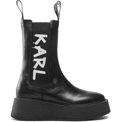 KARL LAGERFELD Klassische Stiefeletten KL42460 Schwarz 37 female KARL LAGERFELD Klassische Stiefeletten KL42460 Schwarz 37 female