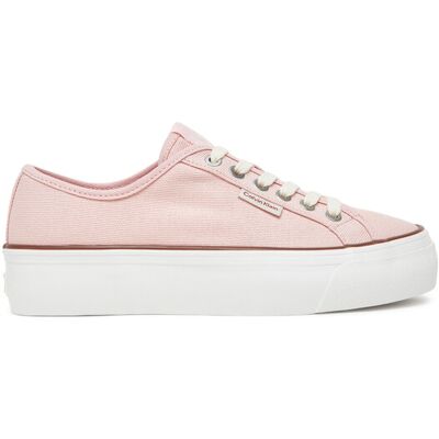 Calvin Klein Jeans Sneakers aus Stoff Vulc Flatform Ctn Logo Tag YW0YW01838 Rosa 40 female Calvin Klein Jeans Sneakers aus Stoff Vulc Flatform Ctn Logo Tag YW0YW01838 Rosa 40 female