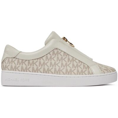 MICHAEL Michael Kors KEATON ZIP SLIP ON Beige - Sneakers MICHAEL Michael Kors KEATON ZIP SLIP ON Beige - Sneakers