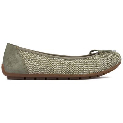 Rieker Ballerinas CEO-43850-52 Grün 36 female Rieker Ballerinas CEO-43850-52 Grün 36 female