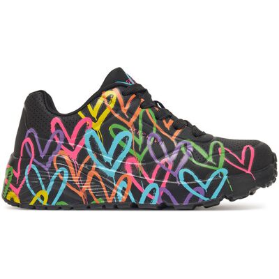 Skechers Sneakers Uno Lite-Spread The Love 314064L/BKMT Schwarz 31 female Skechers Sneakers Uno Lite-Spread The Love 314064L/BKMT Schwarz 31 female