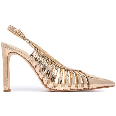 MICHAEL Michael Kors High Heels Adriana 40T6ADHP1M Goldfarben 40 female MICHAEL Michael Kors High Heels Adriana 40T6ADHP1M Goldfarben 40 female