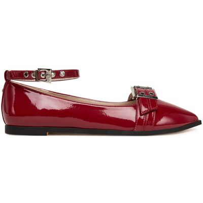 Buffalo Ballerinas Marly Ankle 1621027 Rot 36 female Buffalo Ballerinas Marly Ankle 1621027 Rot 36 female