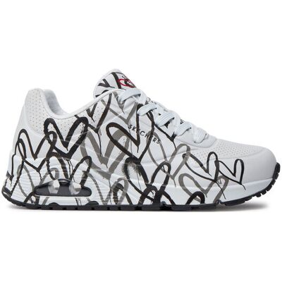 Skechers - Uno Spread The Love 155507WBGY - Weiß - Schuhe Skechers - Uno Spread The Love 155507WBGY - Weiß - Schuhe