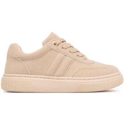 Tommy Hilfiger Sneakers Low Cut Lace-Up Sneaker T3A9-35086-0315 S Hellbeige 34 female Tommy Hilfiger Sneakers Low Cut Lace-Up Sneaker T3A9-35086-0315 S Hellbeige 34 female