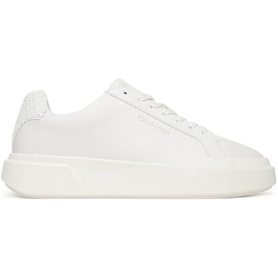 Calvin Klein Sneakers Chunky Cupsole Laceup Lth Bt Aop YW0YW02036 Weiß 35 female Calvin Klein Sneakers Chunky Cupsole Laceup Lth Bt Aop YW0YW02036 Weiß 35 female