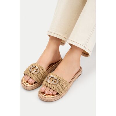 Guess Espadrilles FLJKLI FAB03 Beige 40 female Guess Espadrilles FLJKLI FAB03 Beige 40 female