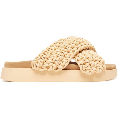 Inuikii Pantoletten Woven Strap Stones 70104-367 705 Beige 38 female Inuikii Pantoletten Woven Strap Stones 70104-367 705 Beige 38 female