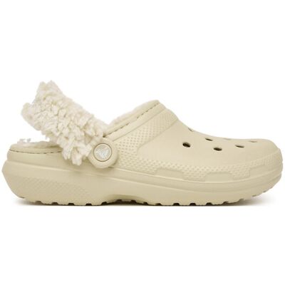 Crocs Pantoletten Classic Fleece Lined Clog Quartz 211396 Beige 36_37 female Crocs Pantoletten Classic Fleece Lined Clog Quartz 211396 Beige 36_37 female