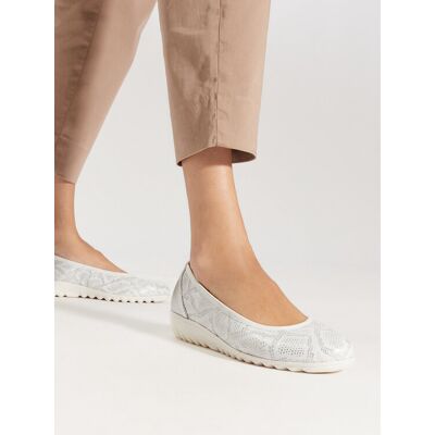 Caprice Ballerinas 9-22161-42 Silberfarben 40 female Caprice Ballerinas 9-22161-42 Silberfarben 40 female