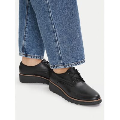 Clarks Oxford Schuhe Sharon Rae 261754164 Schwarz 37_5 female Clarks Oxford Schuhe Sharon Rae 261754164 Schwarz 37_5 female
