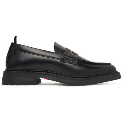 Tommy Hilfiger Slipper Corporate Casual FM0FM05968 Schwarz 44 male Tommy Hilfiger Slipper Corporate Casual FM0FM05968 Schwarz 44 male