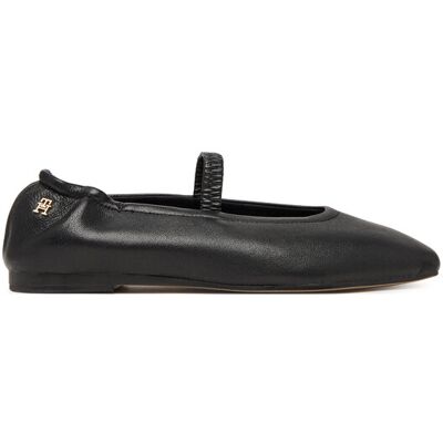 Tommy Hilfiger Ballerinas Soft Leather Ellastic Ballerina FW0FW09245 Schwarz 37 female Tommy Hilfiger Ballerinas Soft Leather Ellastic Ballerina FW0FW09245 Schwarz 37 female