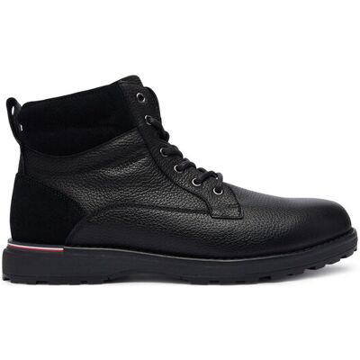 Tommy Hilfiger Schnürschuhe Corporate W FM0FM05606 Schwarz 45 male Tommy Hilfiger Schnürschuhe Corporate W FM0FM05606 Schwarz 45 male