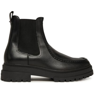 Tommy Hilfiger Klassische Stiefeletten Th Chunky Dress Casual Chel FM0FM05763 Schwarz 43 male Tommy Hilfiger Klassische Stiefeletten Th Chunky Dress Casual Chel FM0FM05763 Schwarz 43 male