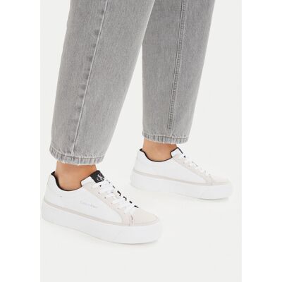 Calvin Klein Sneakers Vulc Flatf Laceup HW0HW03086 Weiß 35 female Calvin Klein Sneakers Vulc Flatf Laceup HW0HW03086 Weiß 35 female