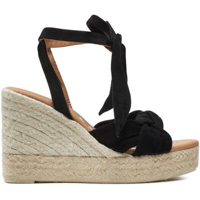 Manebi Espadrilles Hamptons Wedge Espadrilles With Knot K 1.0 WS Schwarz 38 female Manebi Espadrilles Hamptons Wedge Espadrilles With Knot K 1.0 WS Schwarz 38 female