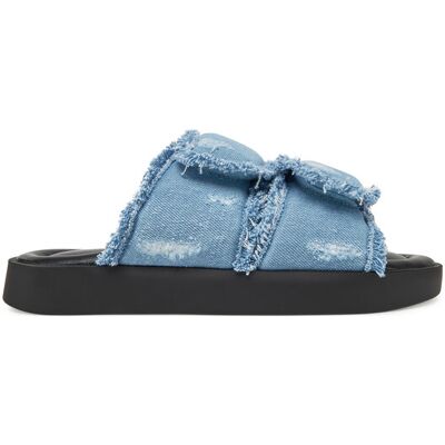 Inuikii Pantoletten Classic Jeans Velcro 70104-143 506 Blau 37 female Inuikii Pantoletten Classic Jeans Velcro 70104-143 506 Blau 37 female