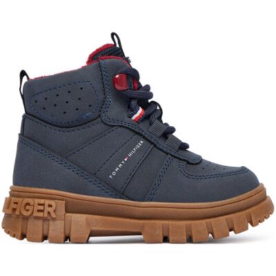 Tommy Hilfiger Schnürschuhe T1X5-34127-1696800 Dunkelblau 22 male Tommy Hilfiger Schnürschuhe T1X5-34127-1696800 Dunkelblau 22 male