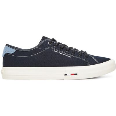 Tommy Hilfiger Sneakers aus Stoff Hi Vulc Street Canvas FM0FM05515 Dunkelblau 43 male Tommy Hilfiger Sneakers aus Stoff Hi Vulc Street Canvas FM0FM05515 Dunkelblau 43 male