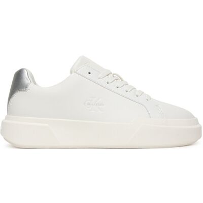 Calvin Klein Sneakers Chunky Cupsole Lace Up Lth Met YW0YW01948 Weiß 35 female Calvin Klein Sneakers Chunky Cupsole Lace Up Lth Met YW0YW01948 Weiß 35 female