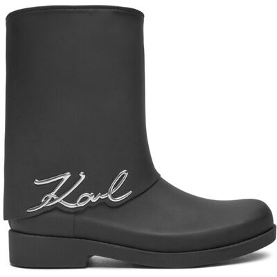 KARL LAGERFELD Gummistiefel Kalosh KL47064 Schwarz 36 female KARL LAGERFELD Gummistiefel Kalosh KL47064 Schwarz 36 female