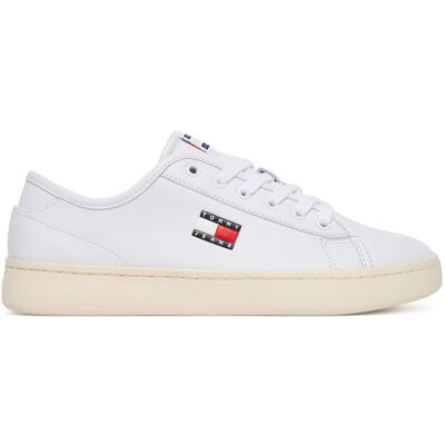 Tommy Jeans Sneakers aus Stoff Tjw Lightweight Court EN0EN02875 Weiß 39 female Tommy Jeans Sneakers aus Stoff Tjw Lightweight Court EN0EN02875 Weiß 39 female