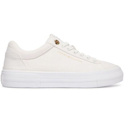 Tommy Hilfiger Sneakers Th Foxing Platform Canvas FW0FW09480 Weiß 36 female Tommy Hilfiger Sneakers Th Foxing Platform Canvas FW0FW09480 Weiß 36 female