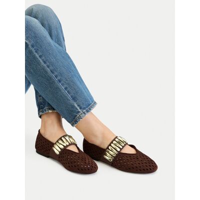 DeeZee Ballerinas CEO-HY8171-1 Braun 40 female DeeZee Ballerinas CEO-HY8171-1 Braun 40 female