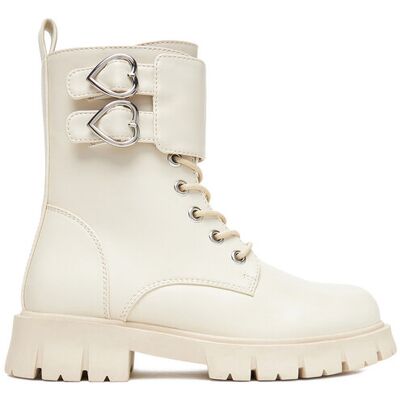 DeeZee Schnürschuhe CEO-CS5907-02A Écru 35 female DeeZee Schnürschuhe CEO-CS5907-02A Écru 35 female