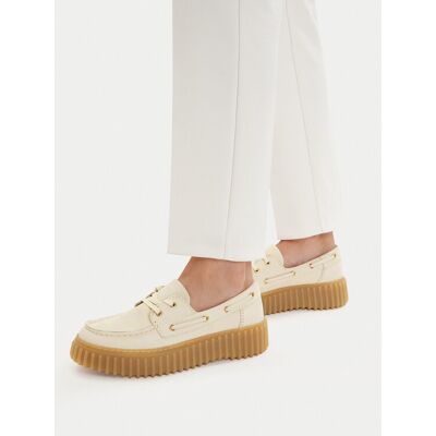 Clarks Halbschuhe Torhill Boat 26186302 Écru 41 female Clarks Halbschuhe Torhill Boat 26186302 Écru 41 female