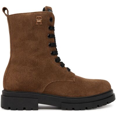 Tommy Hilfiger Schnürstiefeletten Lace-Up Bootie T4A5-34024-1429 Braun 37 female Tommy Hilfiger Schnürstiefeletten Lace-Up Bootie T4A5-34024-1429 Braun 37 female