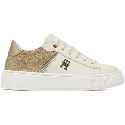Tommy Hilfiger Sneakers Low Cut Lace-Up Sneaker T4A9-33935-1281 M Weiß 28 female Tommy Hilfiger Sneakers Low Cut Lace-Up Sneaker T4A9-33935-1281 M Weiß 28 female
