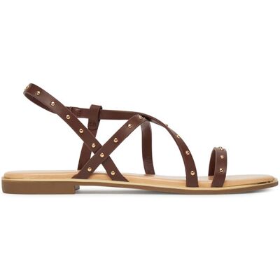 ONLY Shoes Sandalen Onlmari-4 Pu Studs 15342339 Braun 37 female ONLY Shoes Sandalen Onlmari-4 Pu Studs 15342339 Braun 37 female