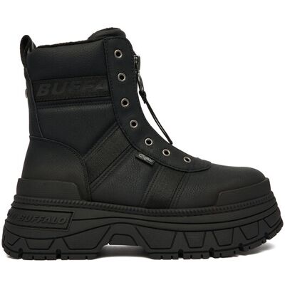Buffalo Schnürschuhe Fusion Front Zip 1270130 Schwarz 38 female Buffalo Schnürschuhe Fusion Front Zip 1270130 Schwarz 38 female