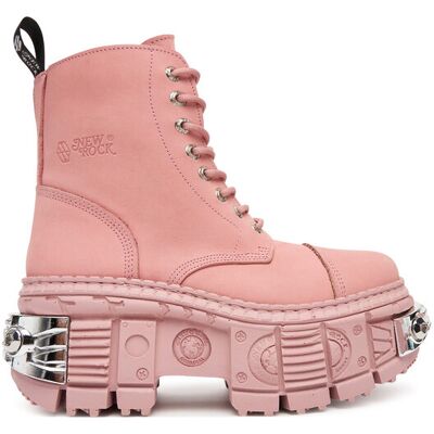 NEW ROCK Schnürschuhe M-WALL083C-C11 Rosa 39 female NEW ROCK Schnürschuhe M-WALL083C-C11 Rosa 39 female