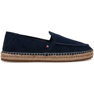 Tommy Hilfiger Espadrilles Hilfiger Flex Espa Suede Loafer FM0FM05392 Dunkelblau 44 male Tommy Hilfiger Espadrilles Hilfiger Flex Espa Suede Loafer FM0FM05392 Dunkelblau 44 male