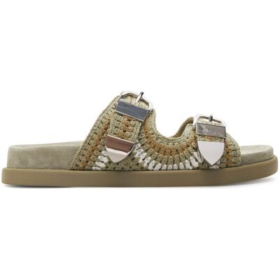 Aldo Pantoletten Bohodream 13967605 Grün 39 female Aldo Pantoletten Bohodream 13967605 Grün 39 female
