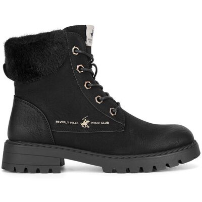 Beverly Hills Polo Club Schnürschuhe CS6135-02 Schwarz 35 female Beverly Hills Polo Club Schnürschuhe CS6135-02 Schwarz 35 female